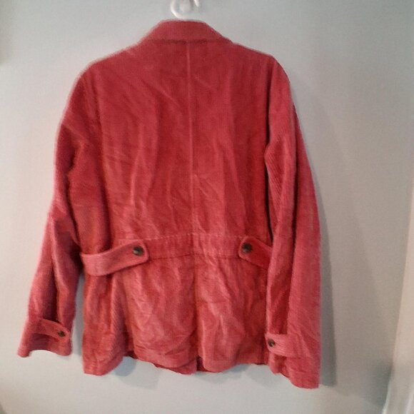 LL Bean jacket womens XL petite pink corduroy removable lining - Picture 5 of 5